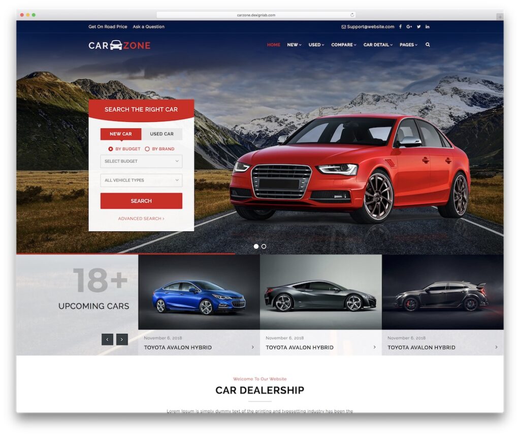 طراحی سایت خرید و فروش خودرو در مجموعه "فناوری و هنری آن"